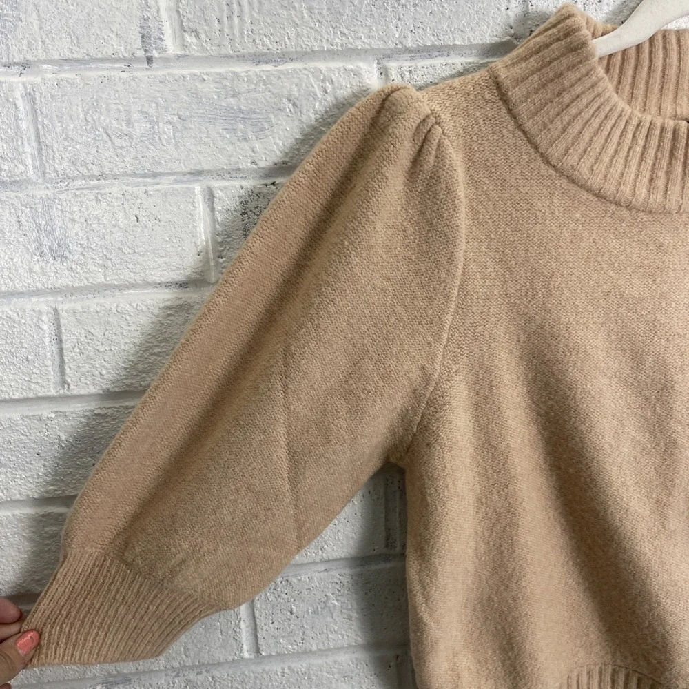 Free People Sugar Pie Sweater Womens Size S Majestic Oak Quiet Luxury Minimalist - Picture 4 of 10